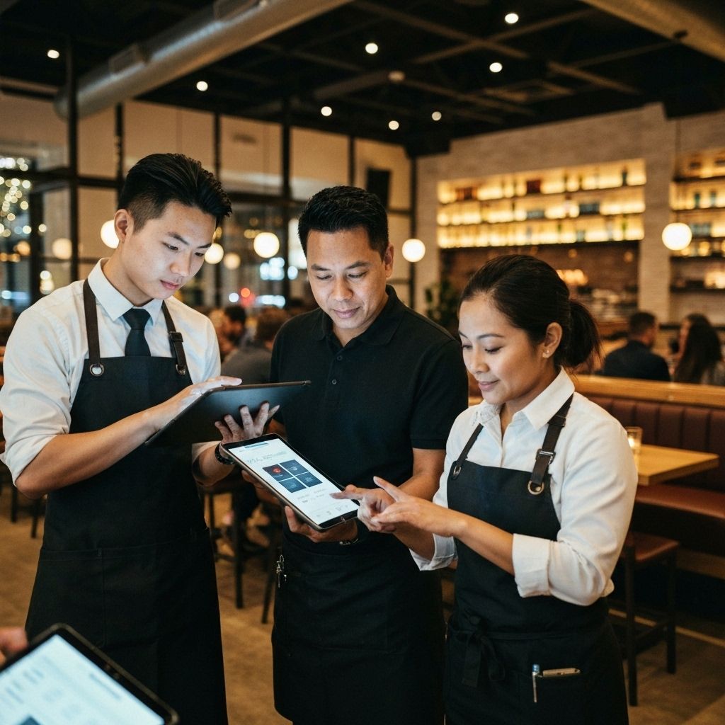 Restaurant technology in action